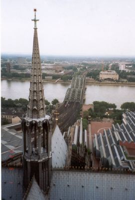 Awesome View of the Rhine and Koln